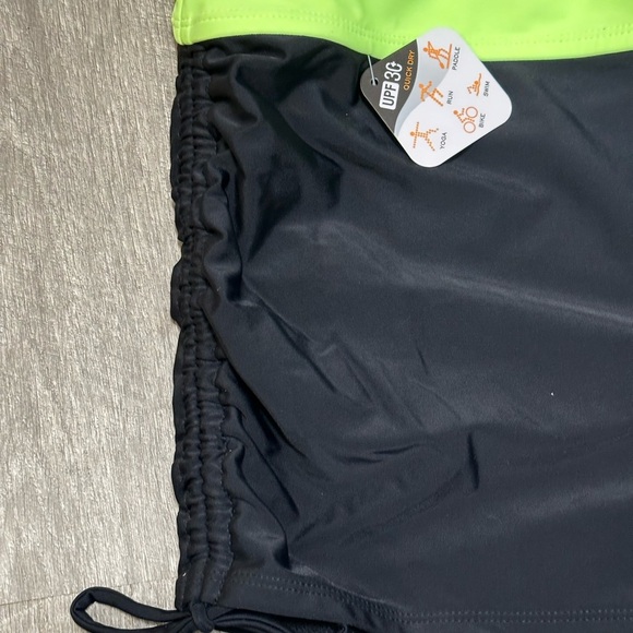 Zeroxposur 3X Swim Shorts Hybrid Trunks Boxers Black Swimwear Ruched Boardshort - Picture 6 of 8